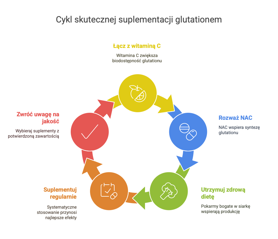 Jak skutecznie suplementować glutation